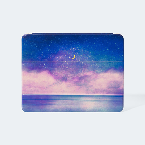 星空と湖を描いた、iPadケース iPad・タブレットケース picnic 通販