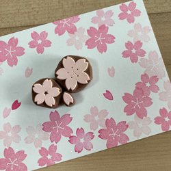 満開～桜の消しゴムはんこ はんこ・スタンプ のんびり屋 通販 13399026