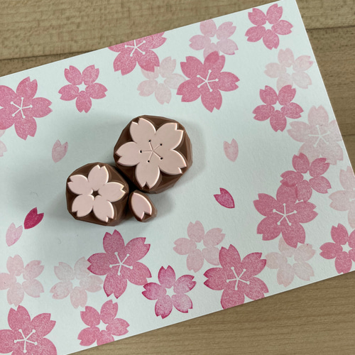 満開～桜の消しゴムはんこ はんこ・スタンプ のんびり屋 通販 13399026