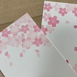 満開～桜の消しゴムはんこ 2枚目の画像