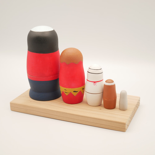 桃太郎マトリョーシカMサイズ（台付） 節句祝い 五月人形 五月人形