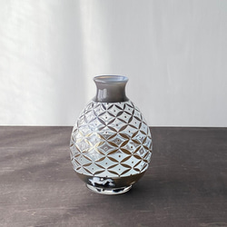 pattern vase  灰七宝 3枚目の画像