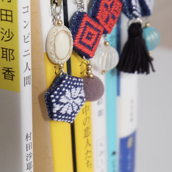 Koginzashi 珠子書籤 [刺繡 ☺︎ Sashiko] 書籤 ☺︎ 書籤 第8張的照片