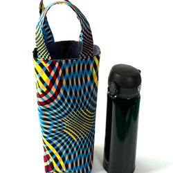 アフリカ布　バック　ボトルケース 1枚目の画像