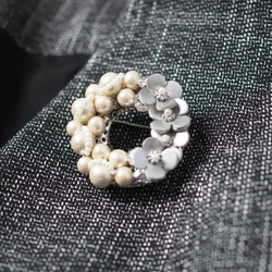 LetherJewel パールブローチ 8枚目の画像