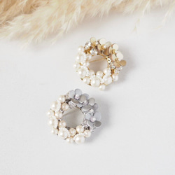 LetherJewel パールブローチ 4枚目の画像