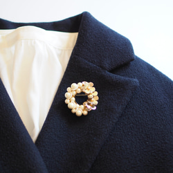 LetherJewel パールブローチ 6枚目の画像