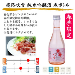 【春限定】ぽんしゅグリア さくら 日本酒 春ボトル セット 純米吟醸酒 300ml 桜 おうち花見 新潟 高野酒造 5枚目の画像