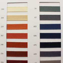 [7 種寬度 / 72 種顏色] No，0990 Bemberg Grosgrain Ribbon 可持續絲帶耳平型 / 30m 第14張的照片