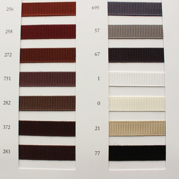 [7 種寬度 / 72 種顏色] No，0990 Bemberg Grosgrain Ribbon 可持續絲帶耳平型 / 30m 第15張的照片