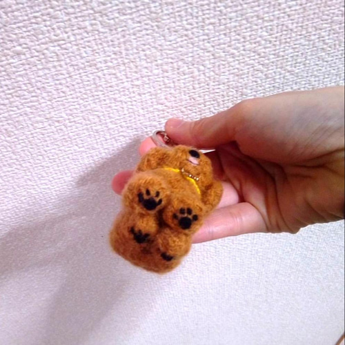 羊毛フェルトトイプードルのキーホルダー その他雑貨 Lana** 通販