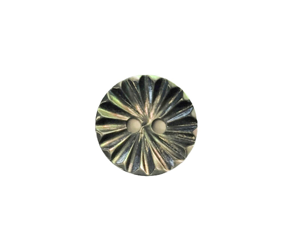黒蝶貝ボタン 菊の模様にカットした 貝ボタン 10個セット 送料無料 SH-2224 4枚目の画像