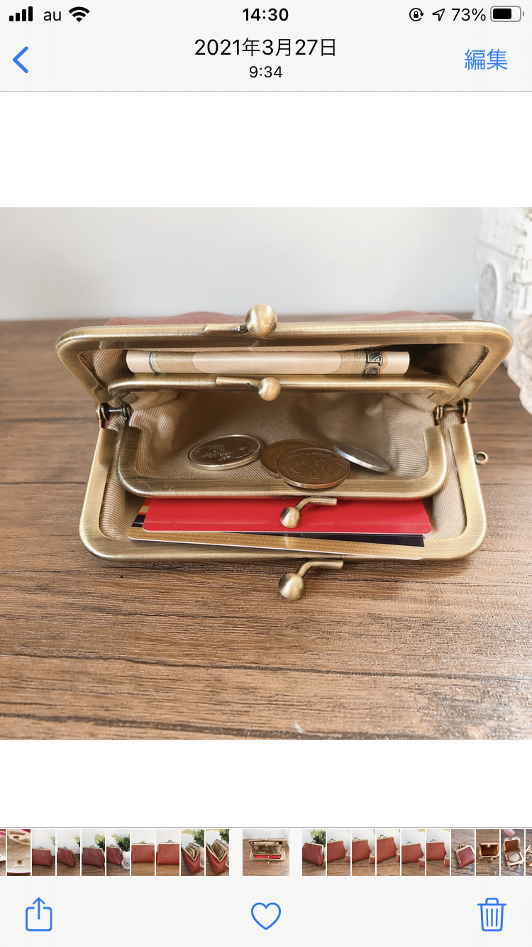 ＼大人気／イタリアンシュリンクレザーの親子がま口財布＆おまけのミニサイズがま口【選べる6カラー】vol.2