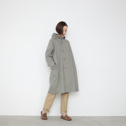 Light hoodie coat / sage green 9枚目の画像