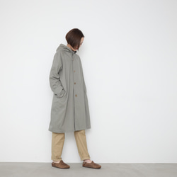 Light hoodie coat / sage green 2枚目の画像