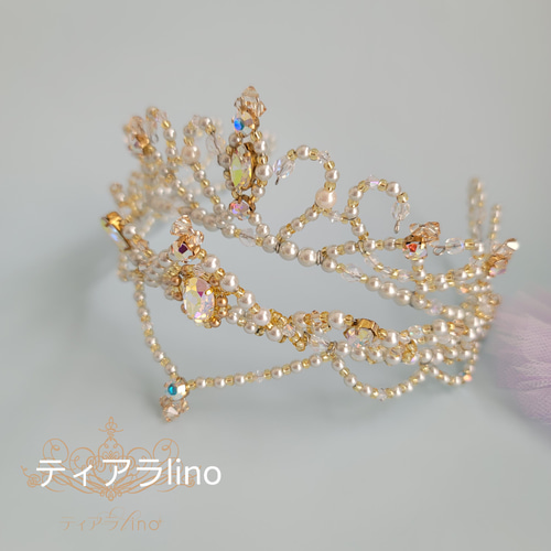 バレエティアラ　2連/オーロラ　海賊　メドーラ　金平糖 バレエティアラ 2連/オーロラ 海賊 メドーラ 金平糖 バレエ