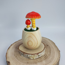 カップきのこ ササクレヒトヨタケ その他インテリア雑貨 みもみよ 通販