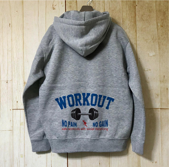 WORK OUT / プルオーバーパーカー 2枚目の画像