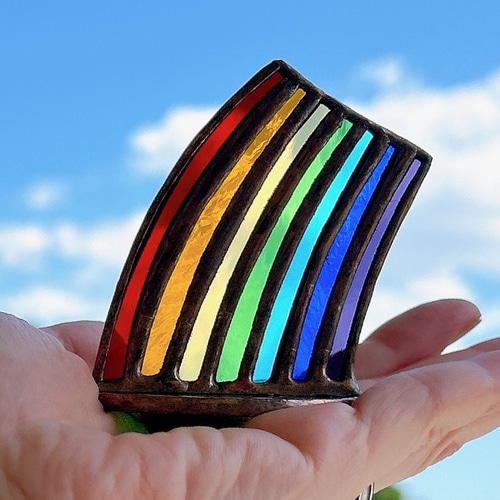 オールハンドメイドステンドグラス51センチ