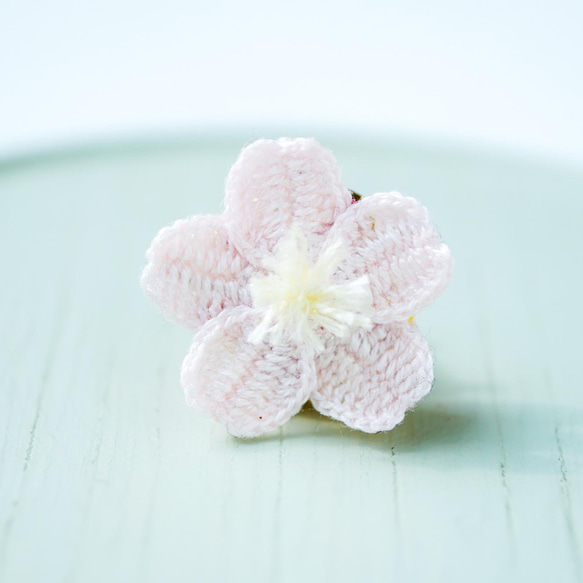 さくらのタックピン(受注制作、お花、お花モチーフ、春の花、桜