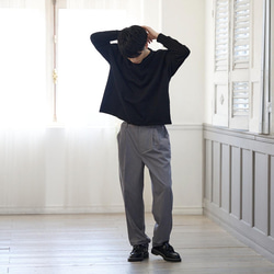 Morino Gakko [2件式多色] 男女通用巴斯克球衣變形長袖T卹 第15張的照片