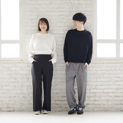 Morino Gakko [2件式多色] 男女通用巴斯克球衣變形長袖T卹 第1張的照片