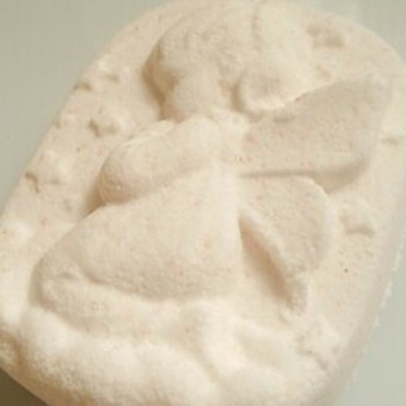 【薔薇月】ピンクソルトバスボム(炭酸入浴剤) 4個入り 2枚目の画像