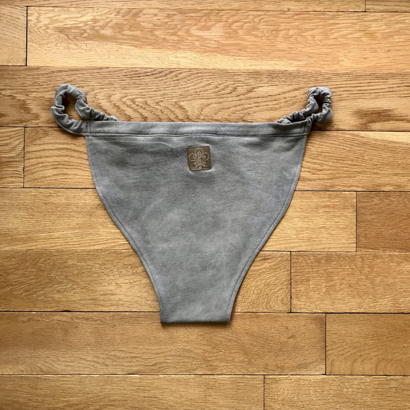 【伍倍子】草木染めふんどしぱんつ　オーガニックコットン　ユニセックス　フェムケア　ゴムタイプ 3枚目の画像