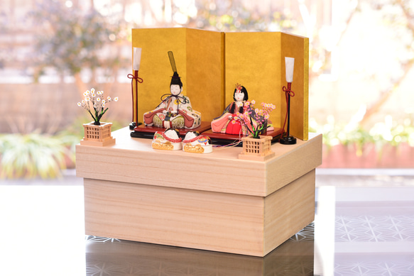 雛人形　木目込み人形　【喜雲雛】 また 5日 宜しくお願い致します