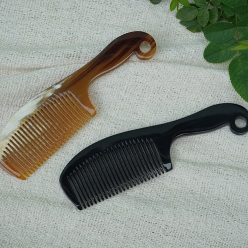 クシ コーム 半月クシ 天然素材キャトルホーン（牛の角）クシ その他