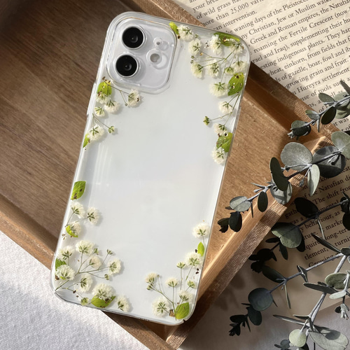 カスミフレーム 押し花スマホケース 全機種対応 android ソフト カスミフレーム 押し花スマホケース 全機種対応 android ソフト