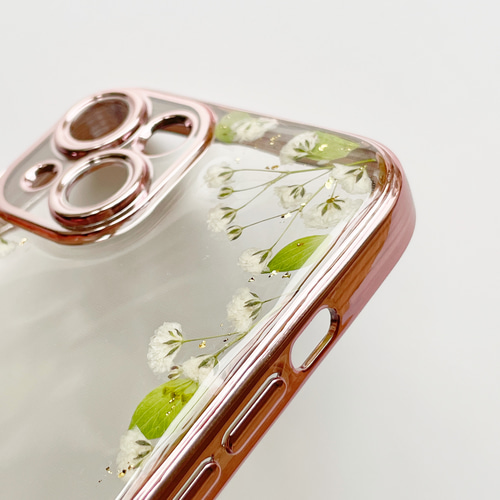 いづみ様♡ご確認用 押し花ケース カスミフレーム 押し花スマホケース 全機種対応 android iphone