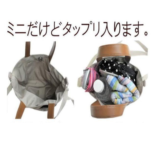 犬顔トートバッグ ミニ ショルダー お散歩バッグ 帆布 ショルダー