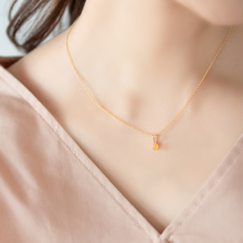 メキシコ産レインボーガーネットネックレス アメリカ・ニューメキシコ産レインボーガーネット（約）18x16mm