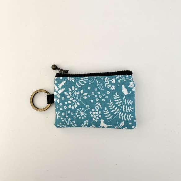 ミニコインパース(猫と森） 1枚目の画像