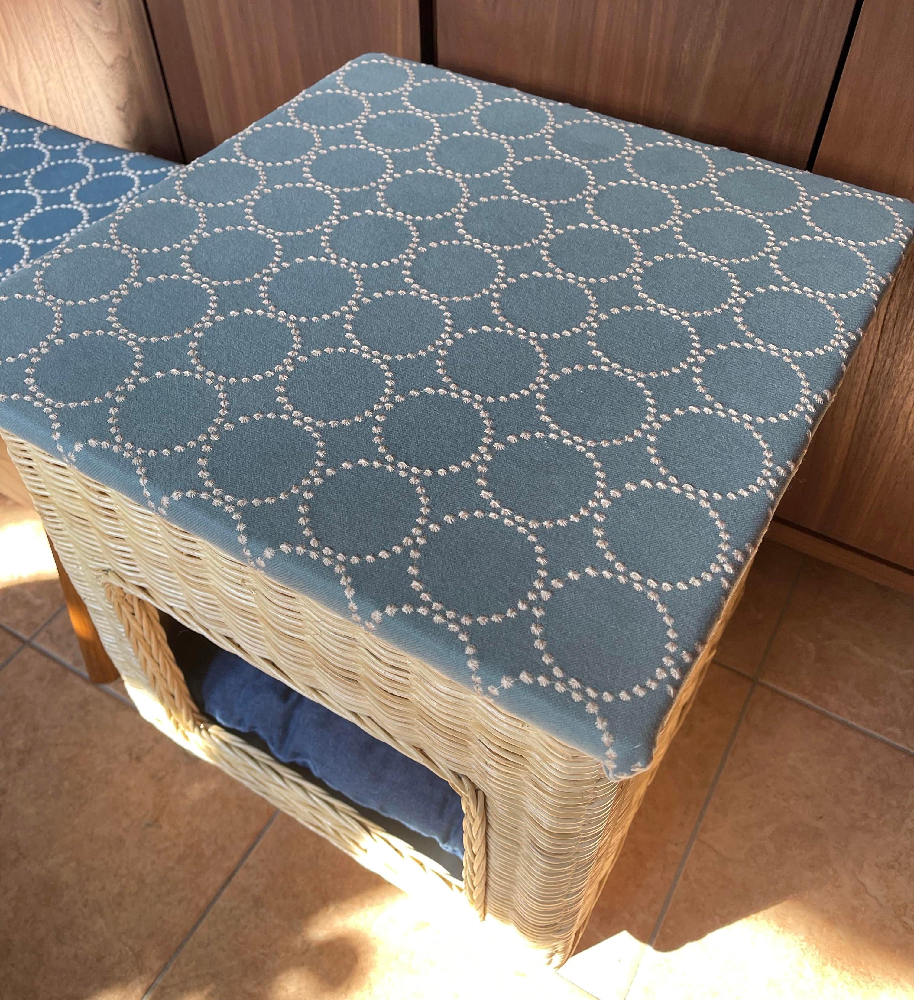 天然籐ペットハウス収納スツールミナペルホネン タンバリン北欧和室でも洋室でも！