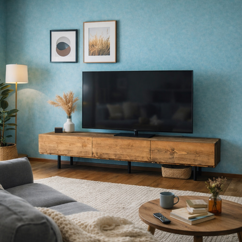 無垢】テレビボード 180㎝ ミディアムブラウン色 TVボード テレビ台