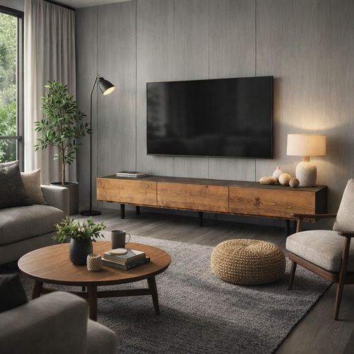 無垢】テレビボード 180㎝ ミディアムブラウン色 TVボード テレビ台