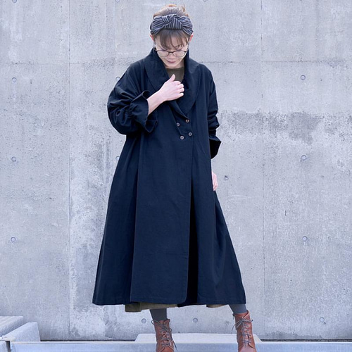 ふりふ　カシュクール　ロングワンピース カシュクールラップワンピース(マキシ・ロングワンピース