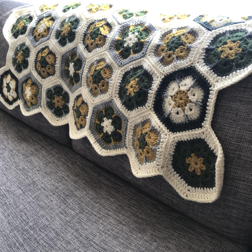 アフリカンフラワーミニブランケットⅡ その他インテリア雑貨 kao*ring