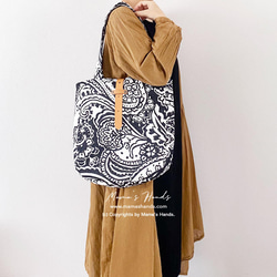 美品 群言堂 布製バッグ 群言堂布組ハギレの秋bag オリジナル一点もの トートバッグ cm4