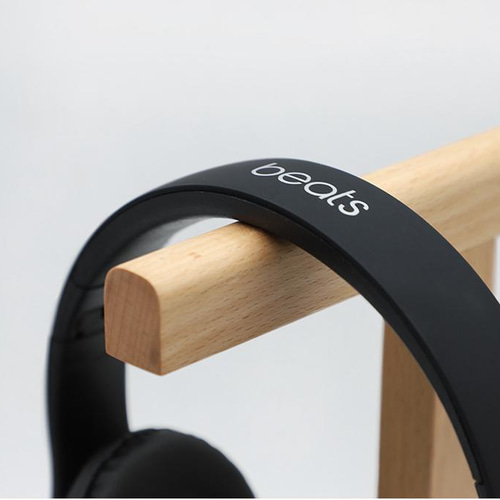 受注生産 職人手作り ヘッドホンスタンド 卓上スタンド 収納 天然木