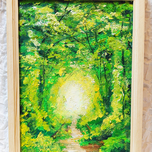 油絵 絵画 森のトンネル 絵画 HR 通販 13408678|Creema(クリーマ) 油絵 絵画 森のトンネル 絵画 HR 通販 13408678|Creema(クリーマ)