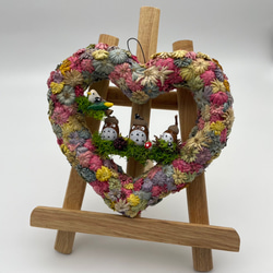 どんぐりアート　森のお友達♥　クリスマスリース　♥ 89ff9171c9fff4e8eb8626f5c5ff7e