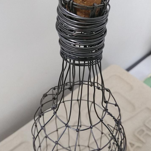 ワイヤーアート ワインボトル 立体・オブジェ YAN 通販 13408913