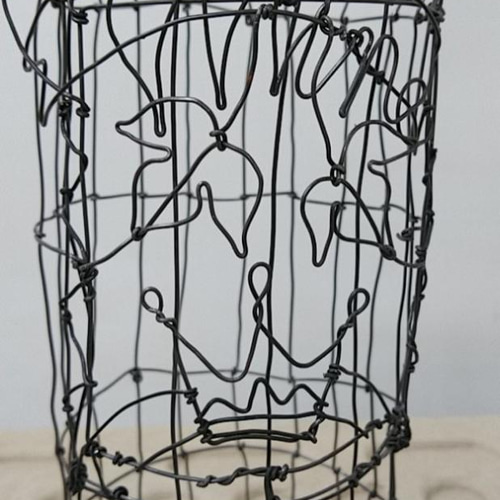 ワイヤーアート ワインボトル 立体・オブジェ YAN 通販 13408913