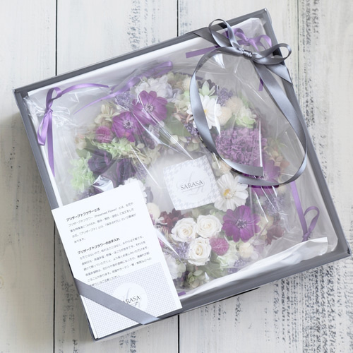 特集掲載]大きな桃色桜のリース（直径約32cm） リース sarasa style