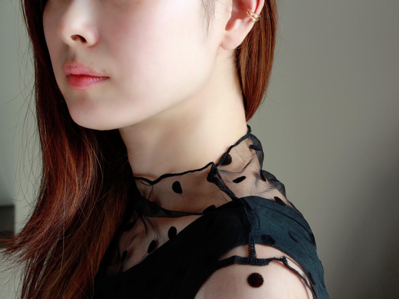 14kgf- square cut ear cuff (small size) 第5張的照片