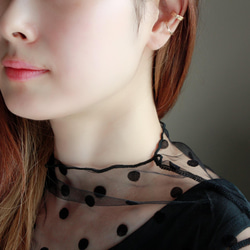 14kgf- square cut ear cuff (small size) 第10張的照片