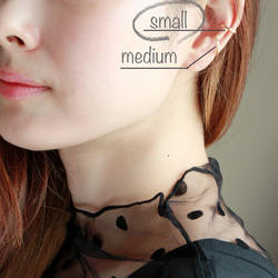 14kgf- square cut ear cuff (small size) 第8張的照片